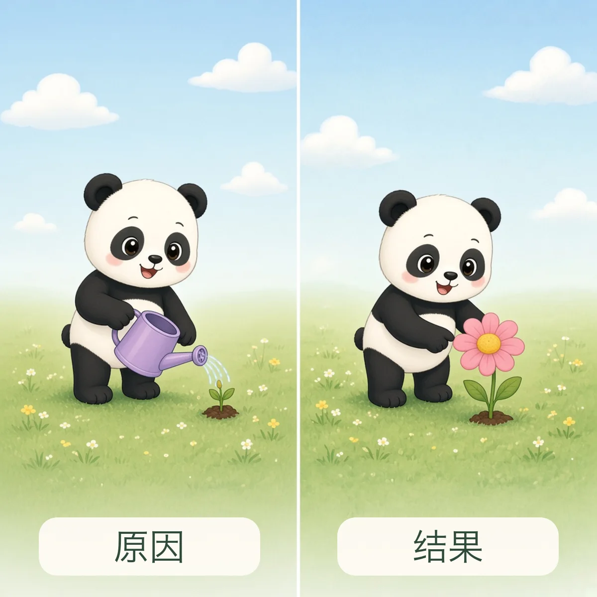 原因 cause，结果 result