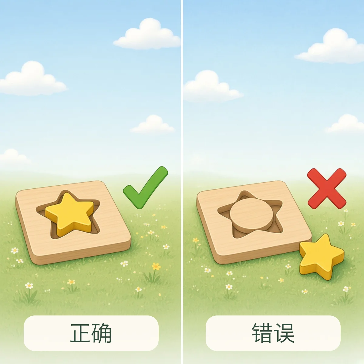 正确 correct，错误 wrong
