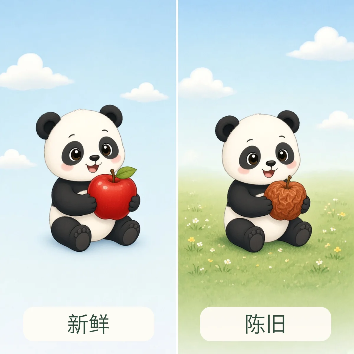 新鲜 fresh，陈旧 stale