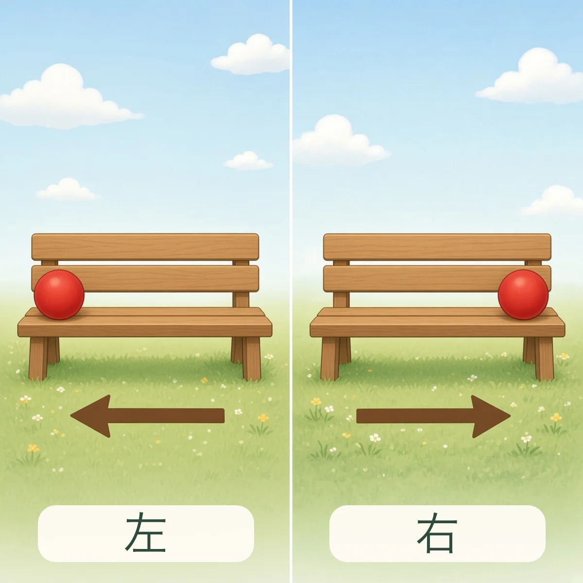 左 left，右 right