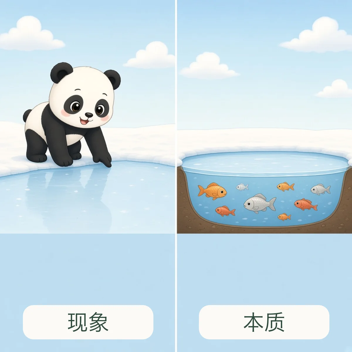 现象 phenomenon，本质 essence
