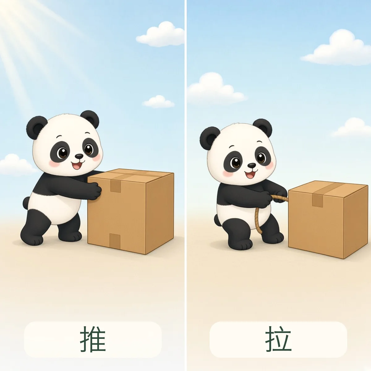 推 push，拉 pull