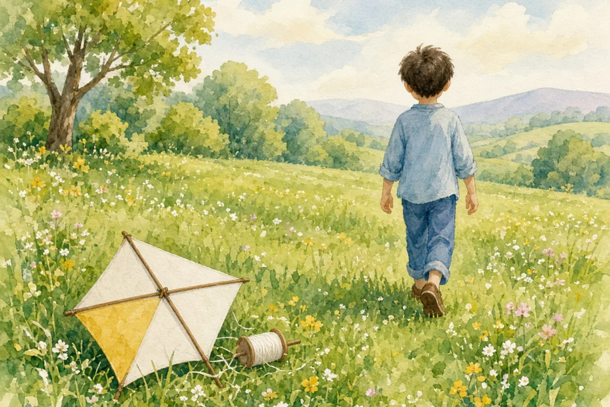 插画：半途而废，事情做到一半就停下来