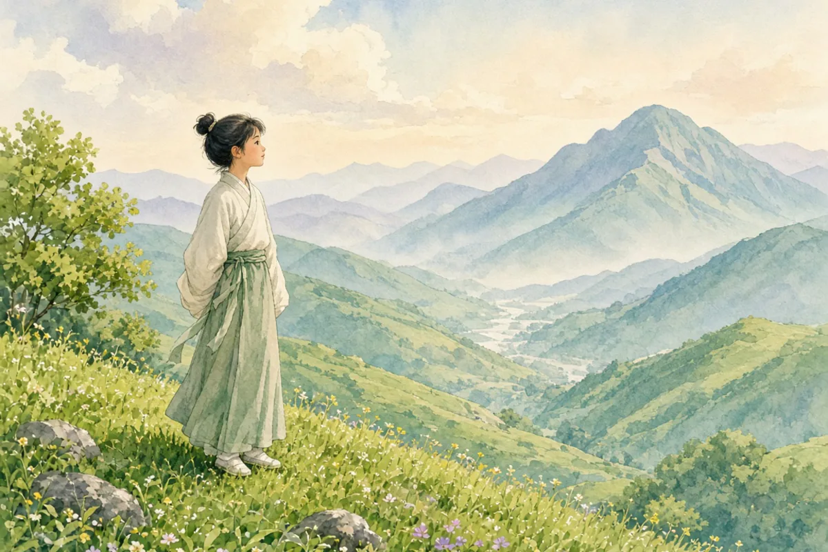 插画：得陇望蜀，比喻贪得无厌