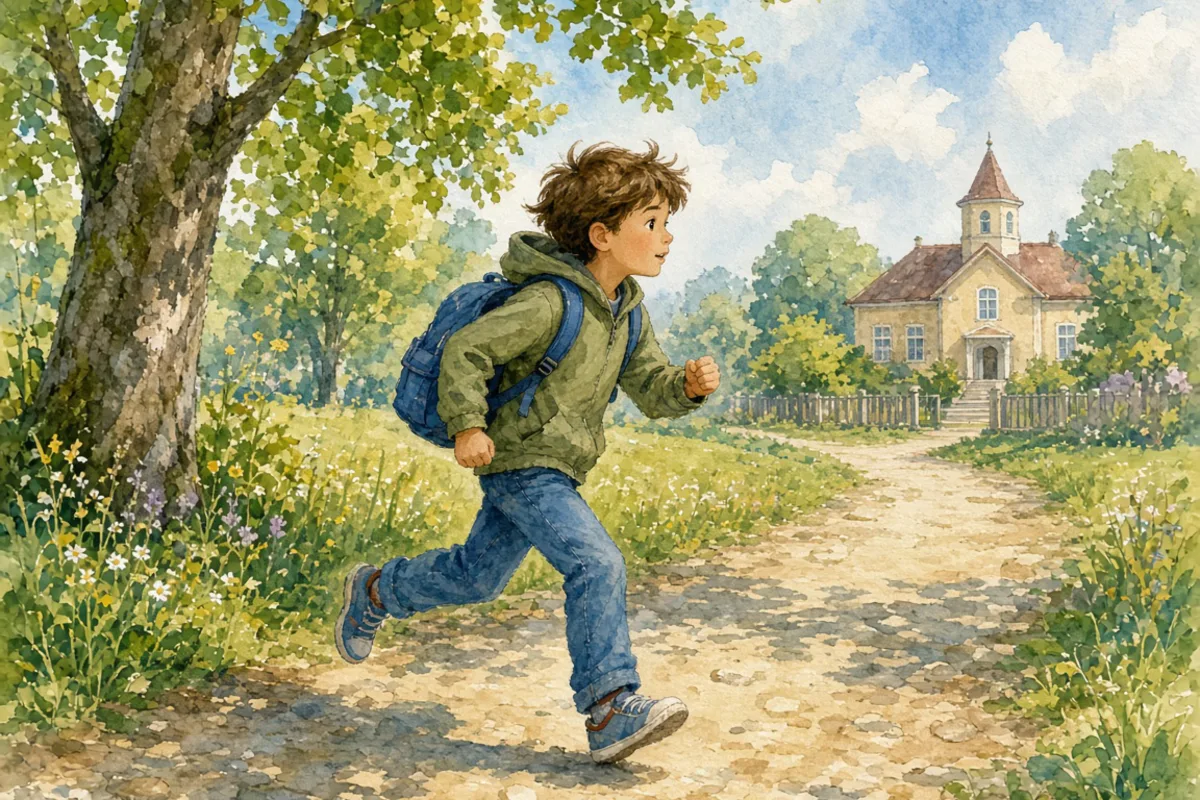 插画：马不停蹄，比喻一刻不停地前进