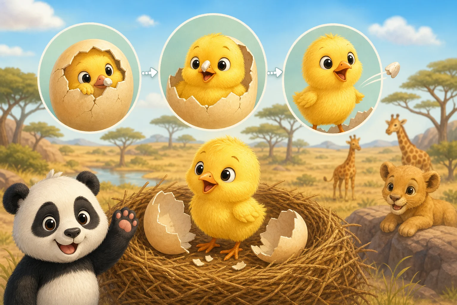 A Chick Hatches