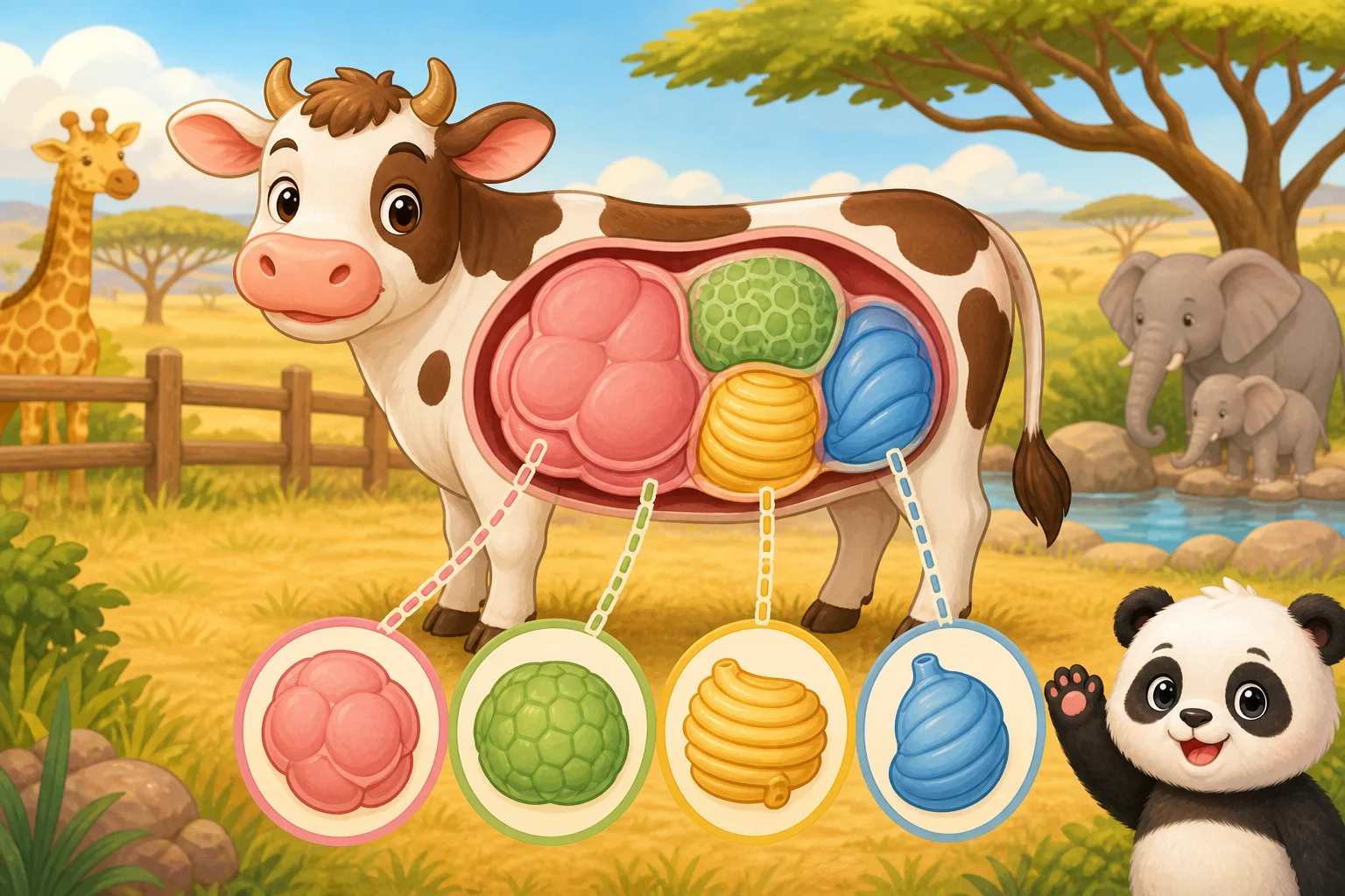 A Cow's Four Stomachs