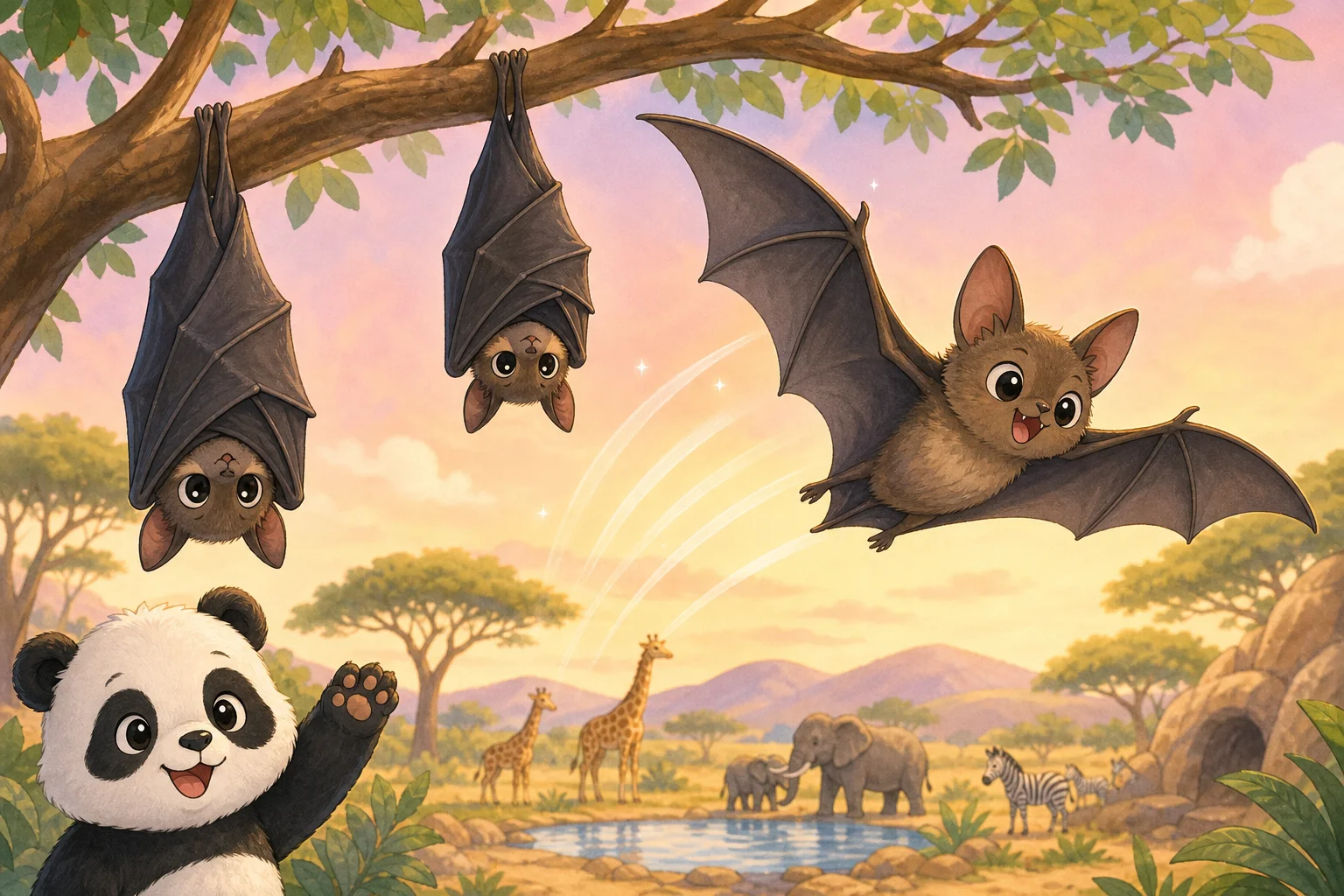 Bats Sleep Upside Down