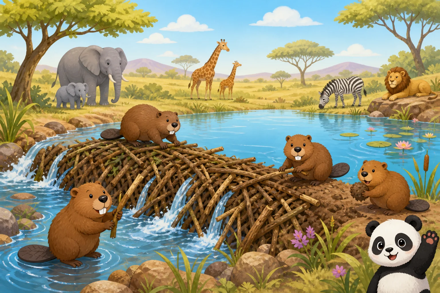Beavers Build Dams