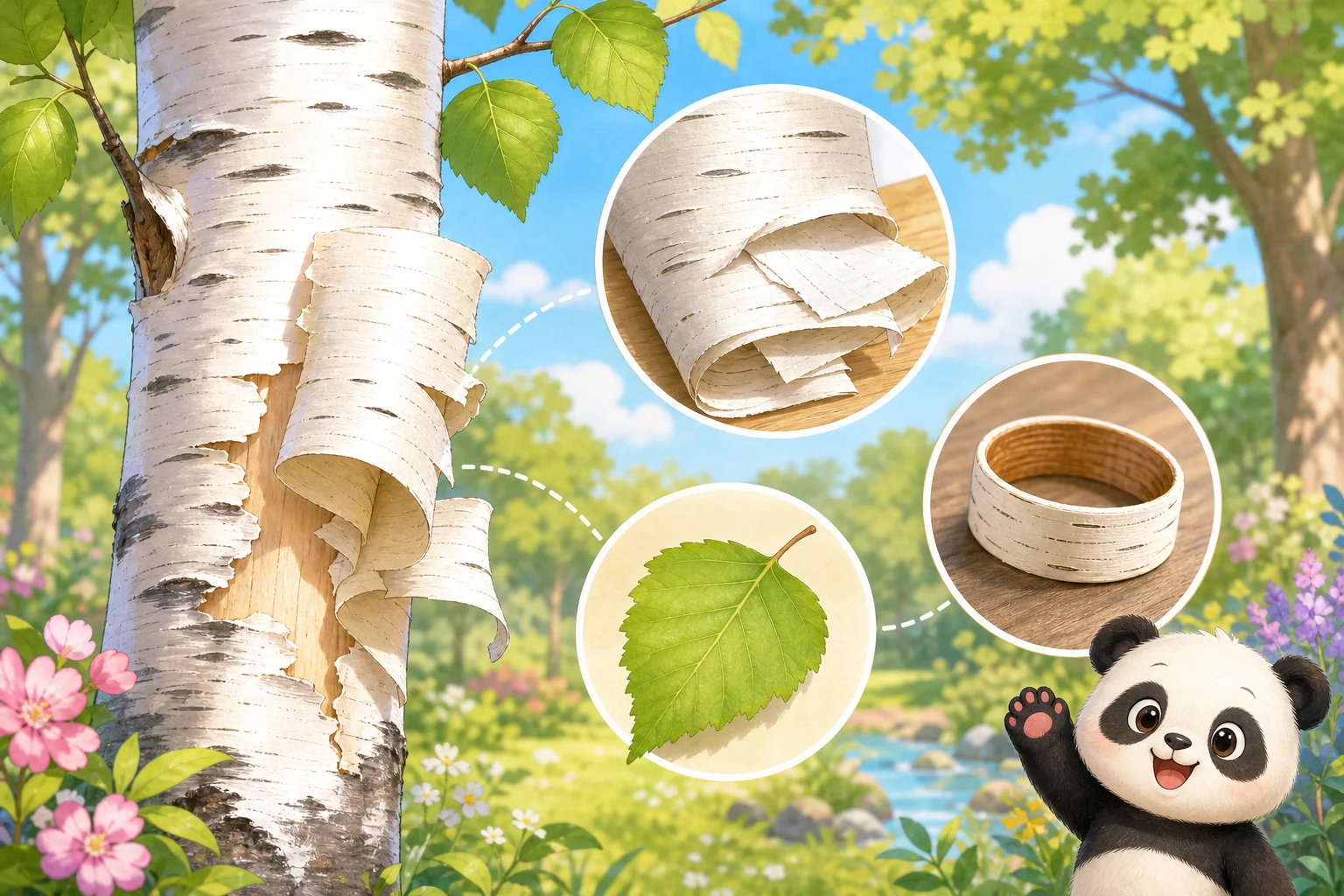 Birch Bark Is Like Paper