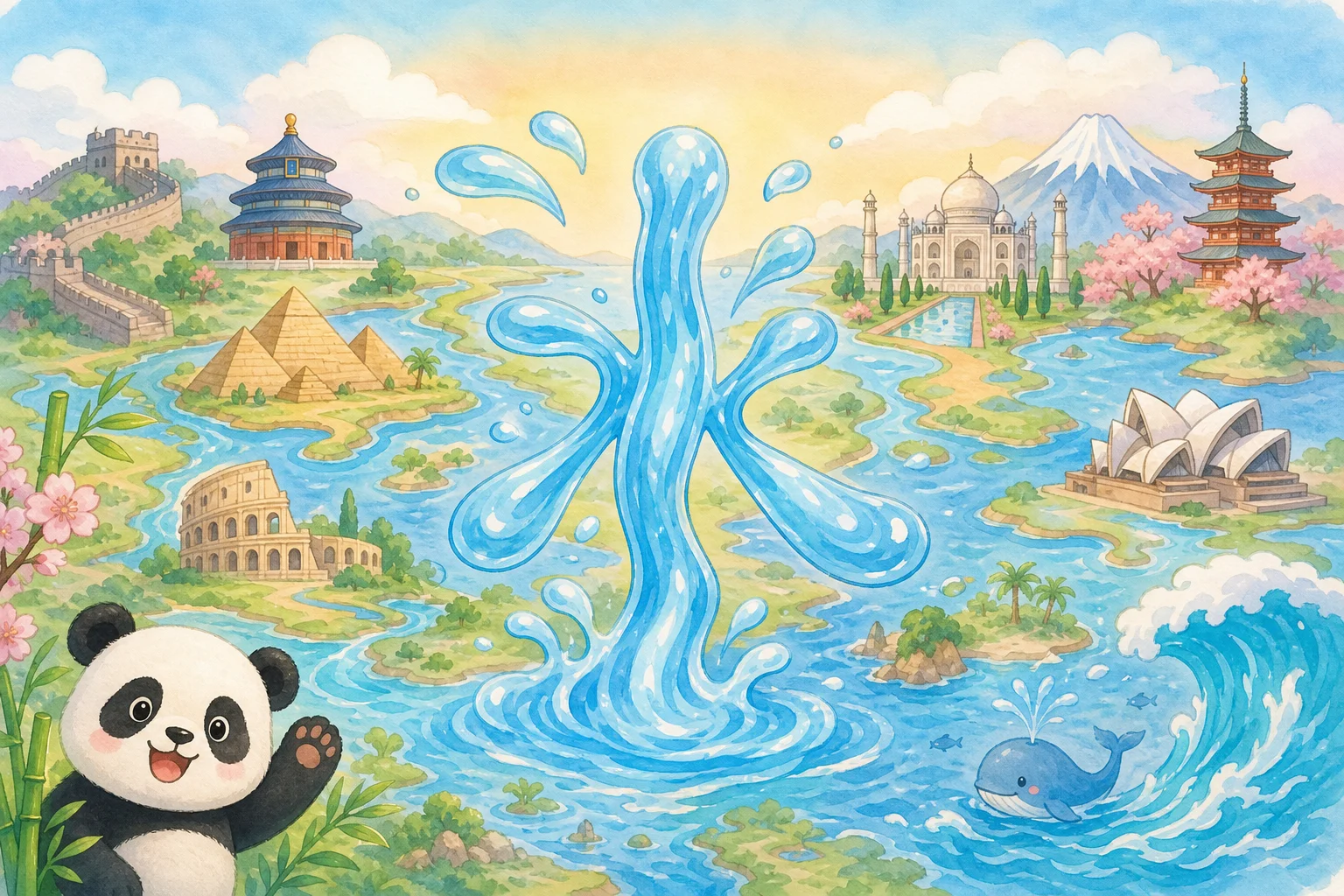 Character Shui Water