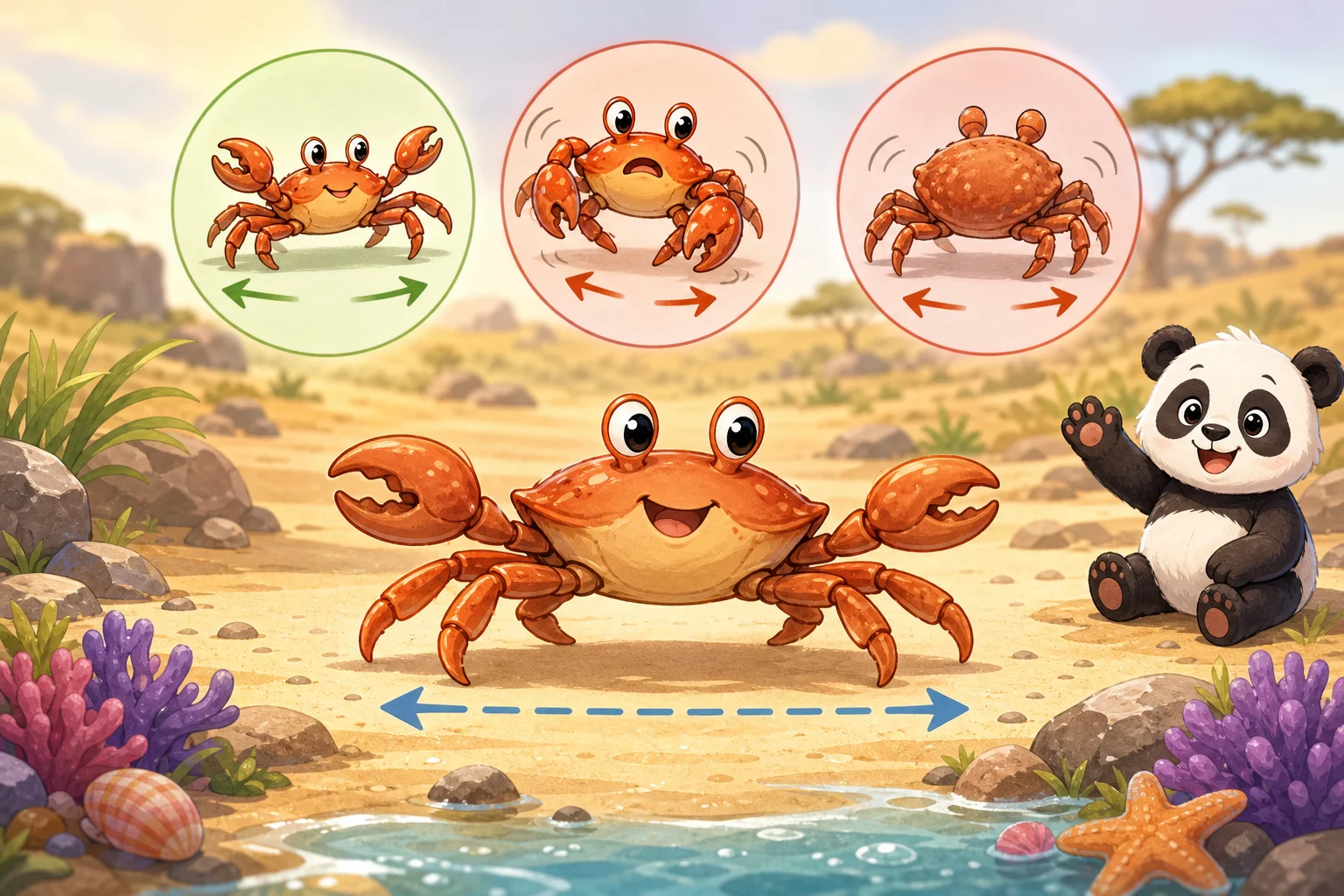 Crabs Walk Sideways
