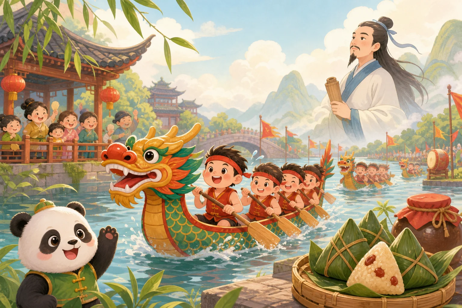 Dragon Boat Races at Duanwu Festival