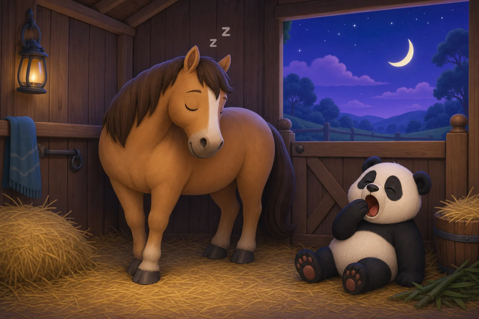 Horses Sleep Standing Up