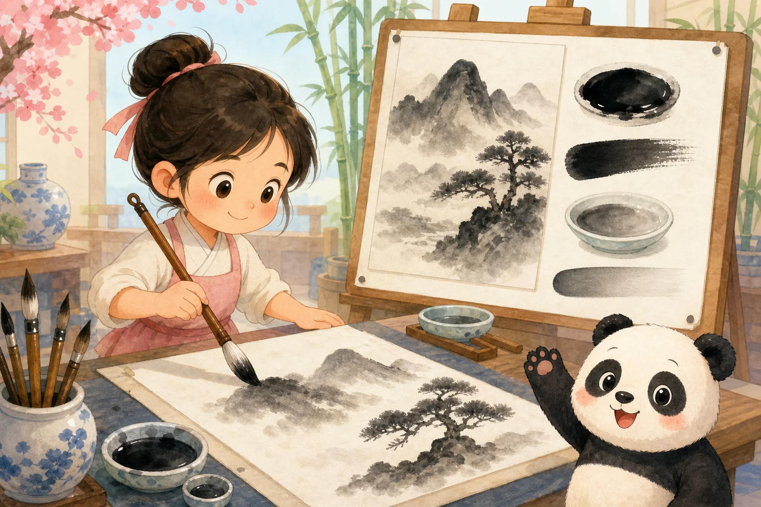 Ink Wash Painting