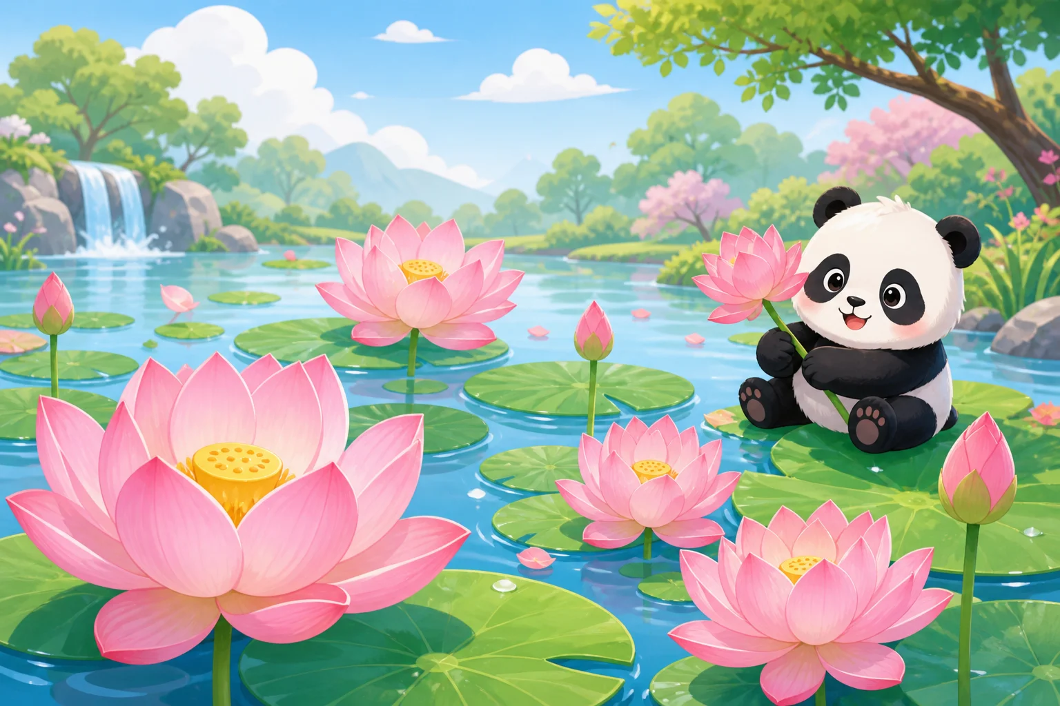 Lotus Flowers in the Mud