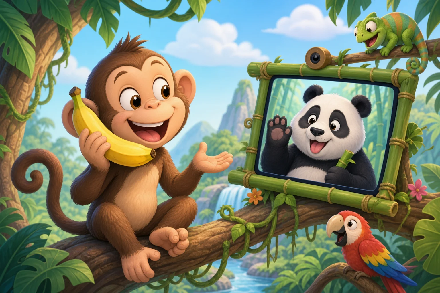 Monkeys Love Bananas