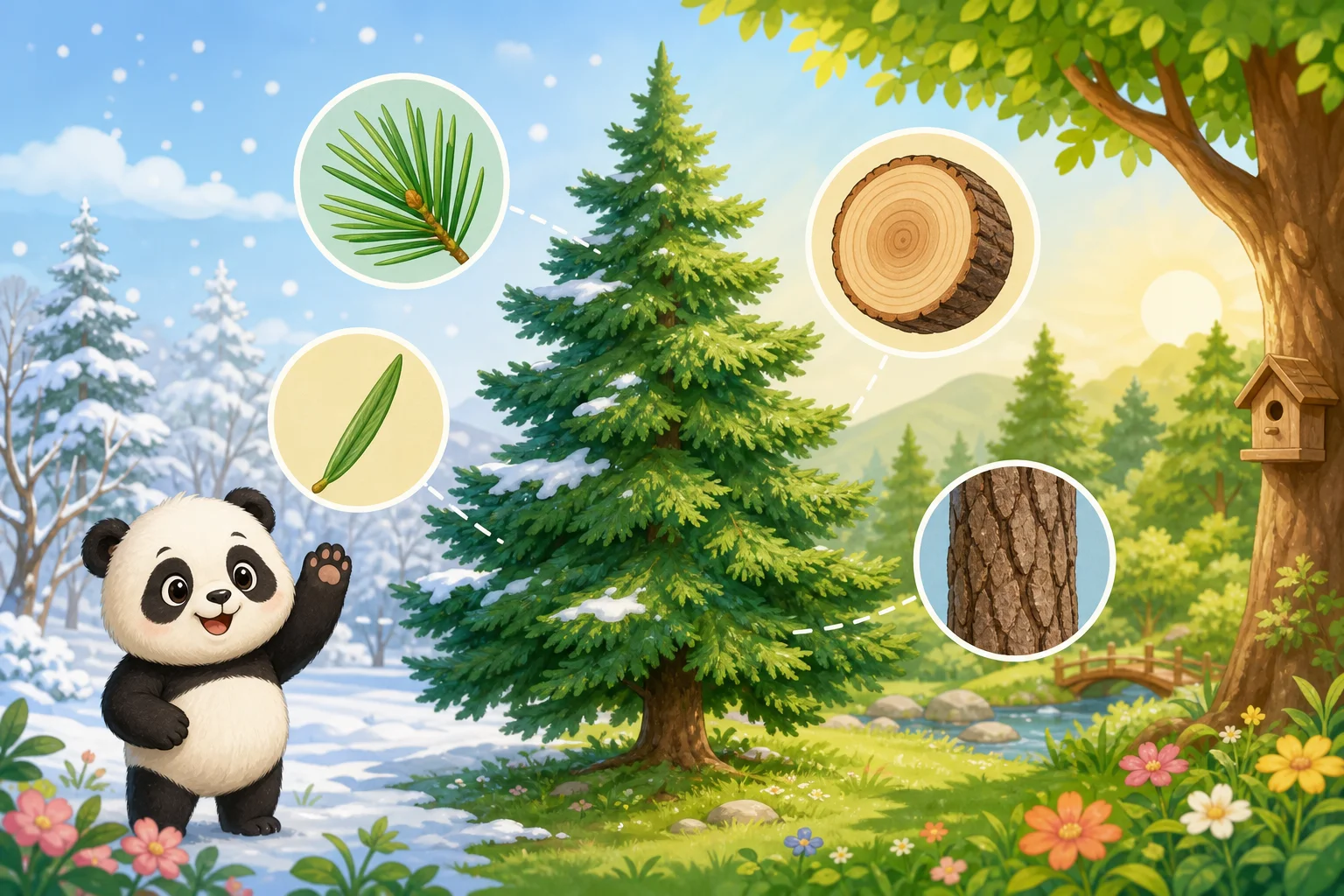 Pine Trees Stay Green All Year