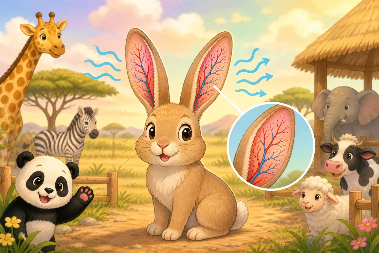 Rabbits Use Their Ears to Cool Down