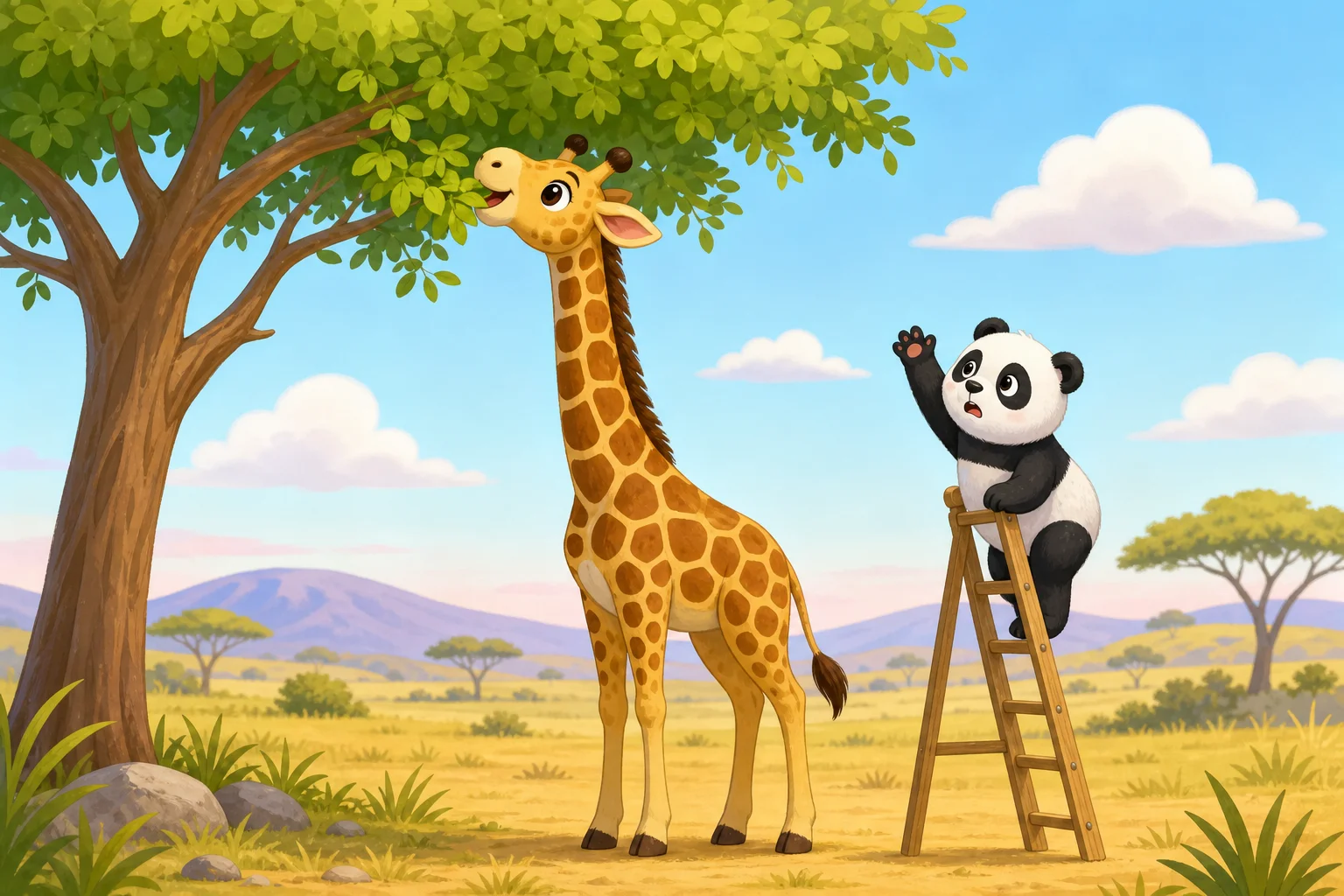 Riddle: The Long-Necked Friend