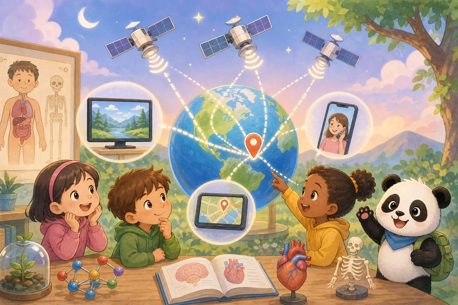 Satellites Send Signals