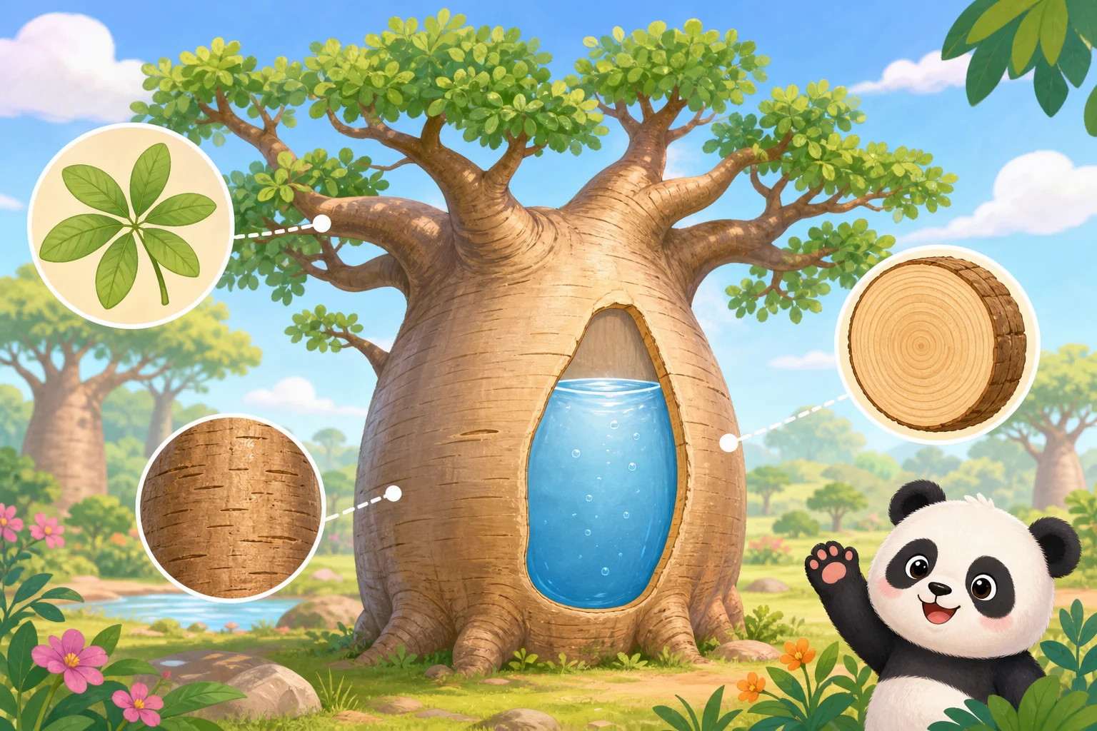 The Baobab Tree Stores Water