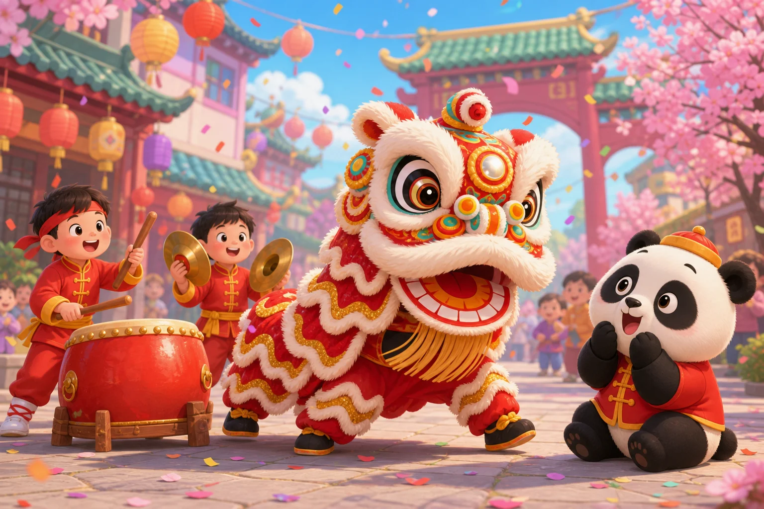 The Blessing of Lion Dance