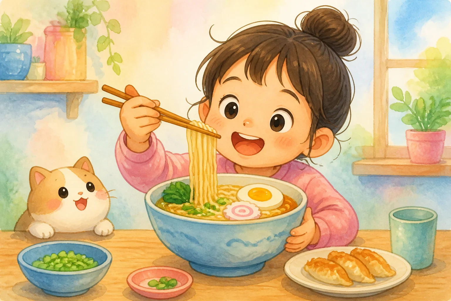 The Character for Noodles