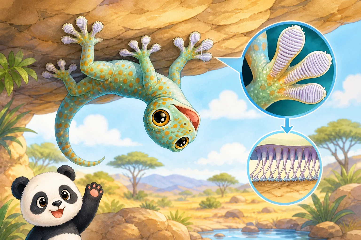 The Gecko's Wall-Climbing Ability