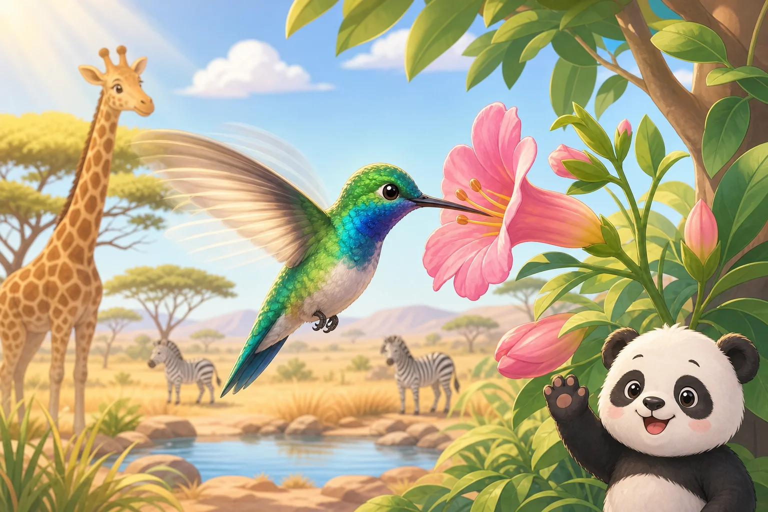 The Hummingbird's Hovering Ability