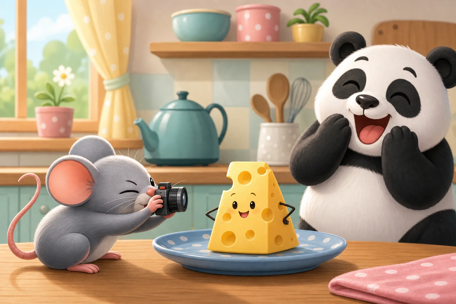 The Mouse Steals Cheese
