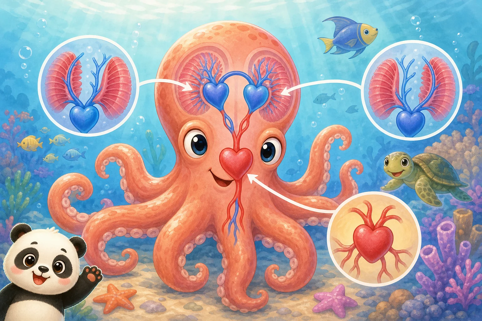 The Octopus's Three Hearts