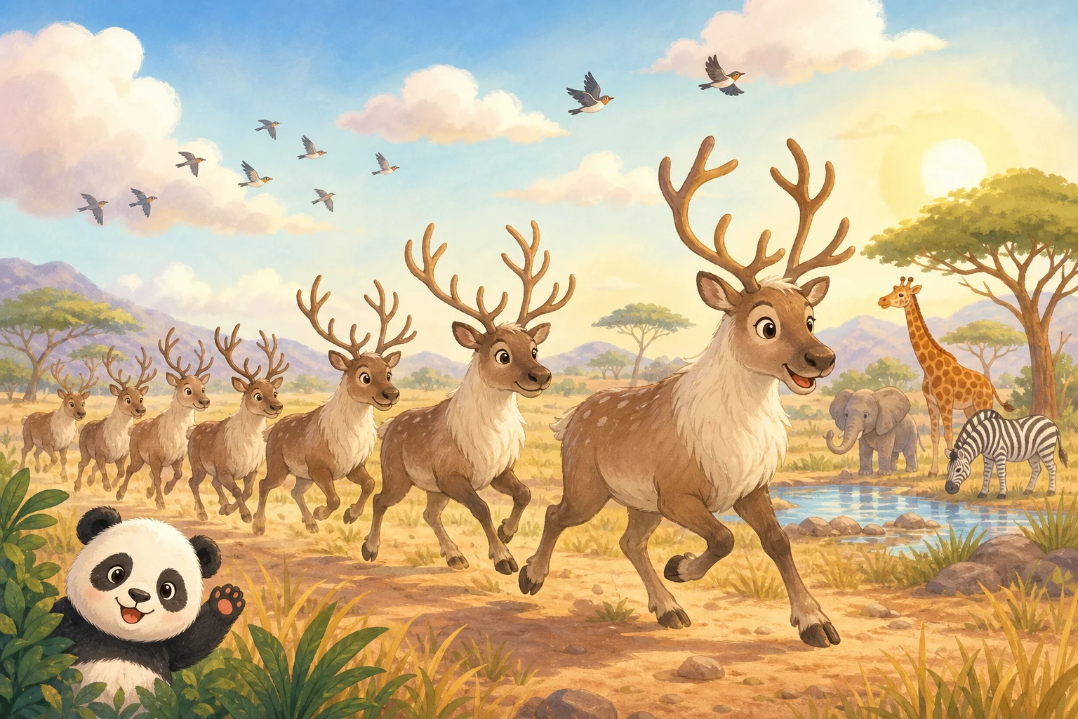 The Reindeer's Great Migration