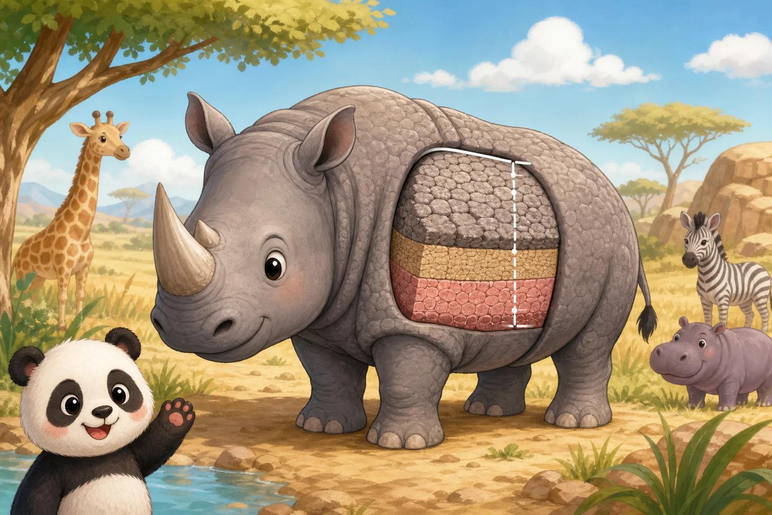 The Rhino's Thick Skin