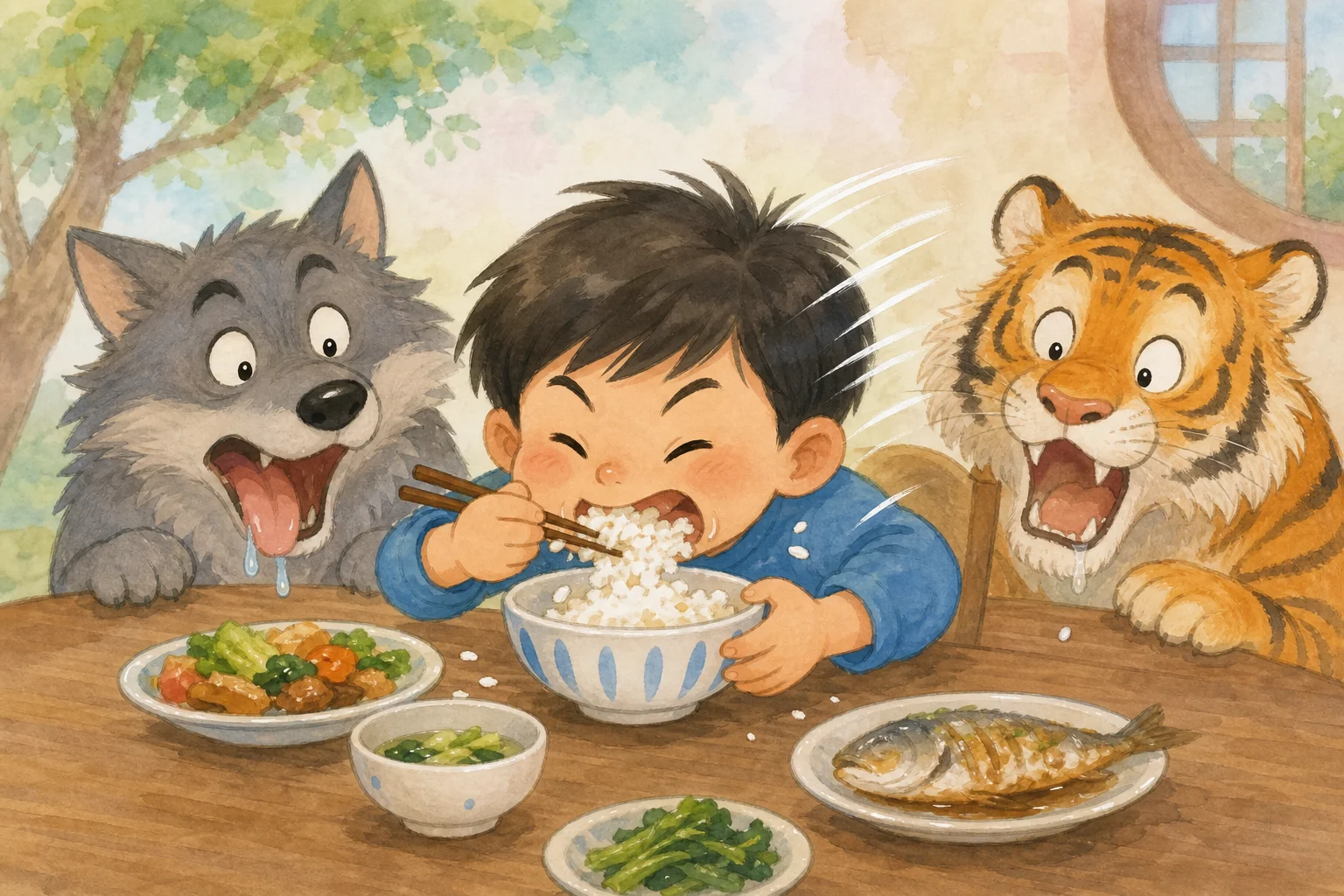 The Story of Eating Like a Wolf and