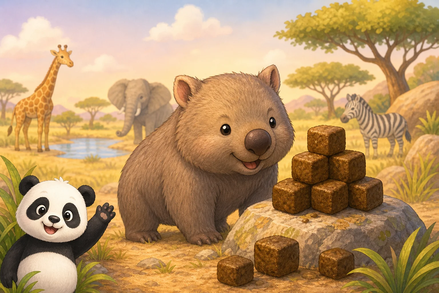 The Wombat's Cube-Shaped Poop