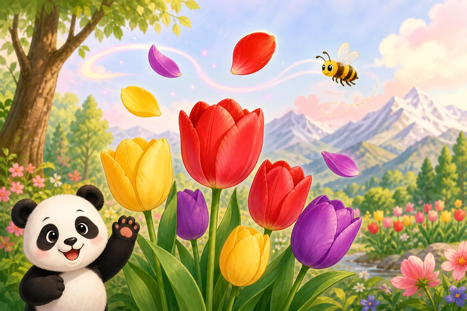 Tulips Come from Central Asia