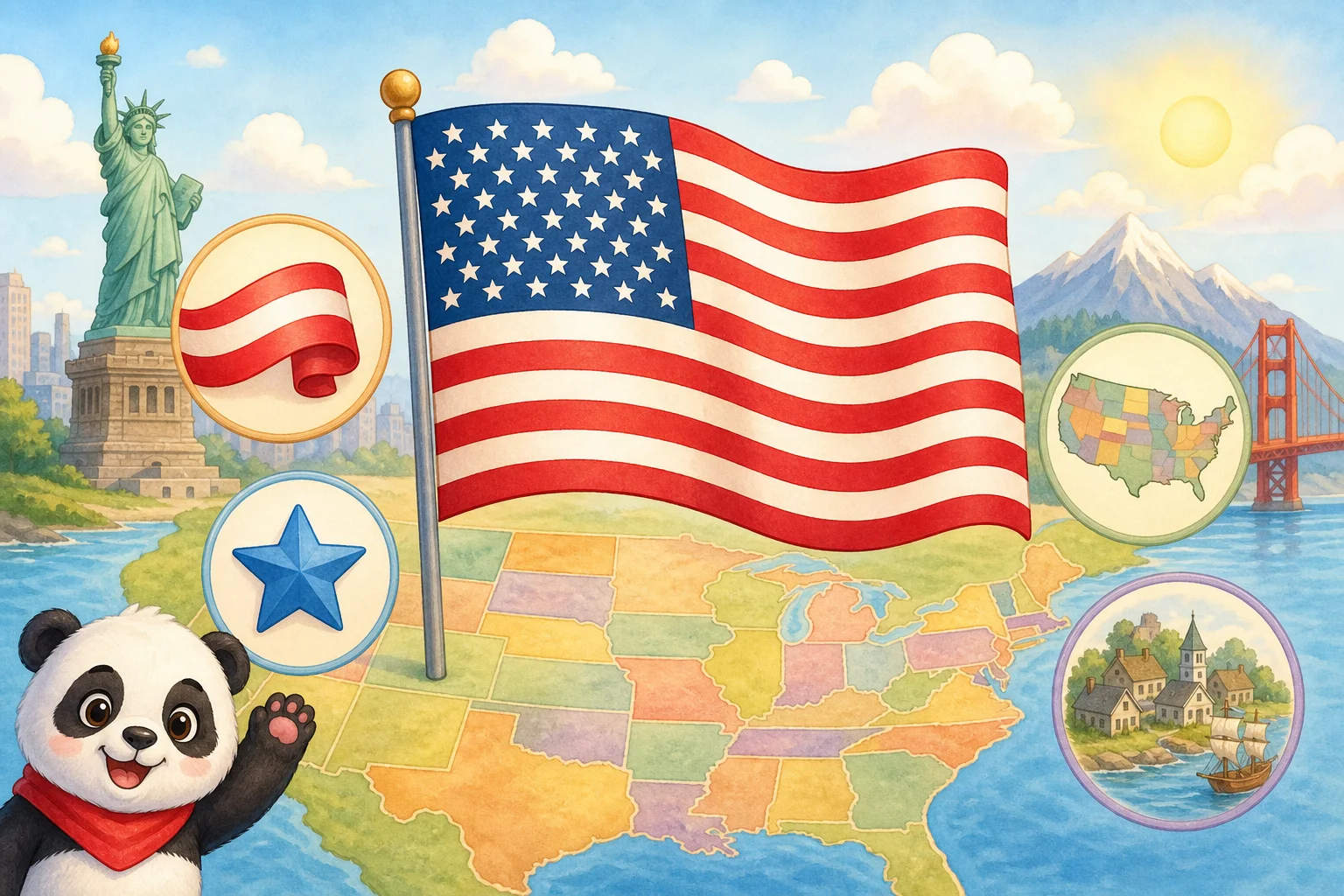 USA Stars and Stripes