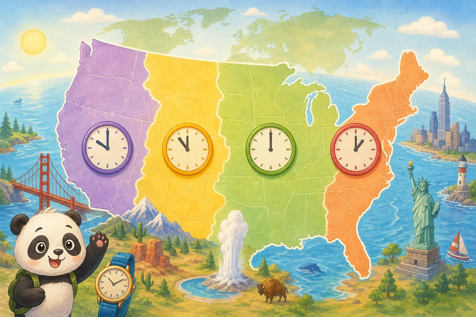 USA Time Zones