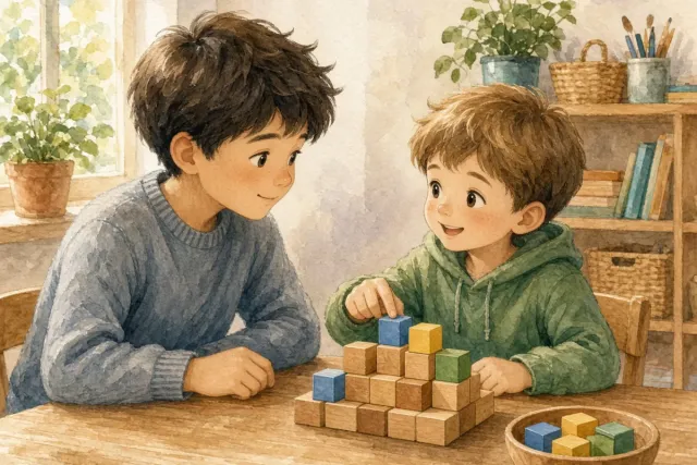 插画：不耻下问，形容谦虚好学，向学问不如自己的人请教也不觉得羞耻