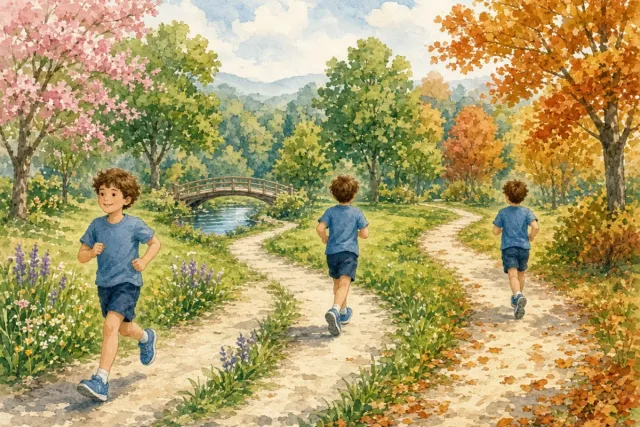 插画：持之以恒，长期坚持下去