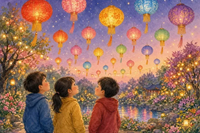 插画：五光十色，形容色彩鲜艳，花样繁多