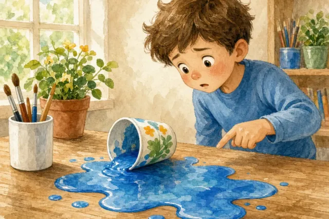 插画：显而易见，形容事情或道理很明显，极容易看清