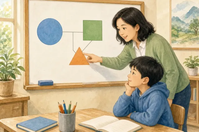 插画：一清二楚，形容非常清楚明白
