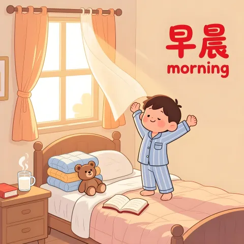 早晨 zaochen