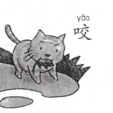 咬 yao