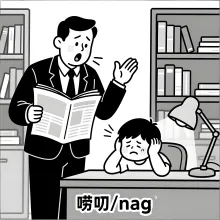 唠叨 laodao