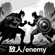 敌人 diren