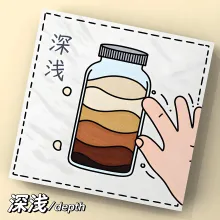 深浅 shenqian