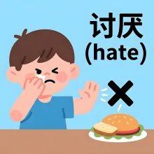 讨厌 taoyan